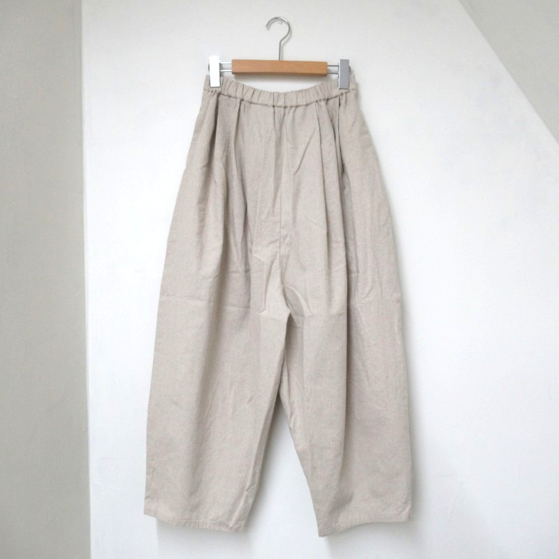 MidiUmi  ワイドイージーテーパードパンツ/キナリ13 【日本製】